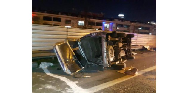 Tem Otoyolu'nda trafik kazası: 4 yaralı