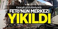Eyüp Belediyesi FETÖ'cülerin konağını yıktı