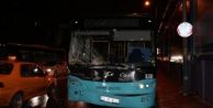İlçe Teşkilatı Eyüp'te Halk Otobüsü'ne Çarptı