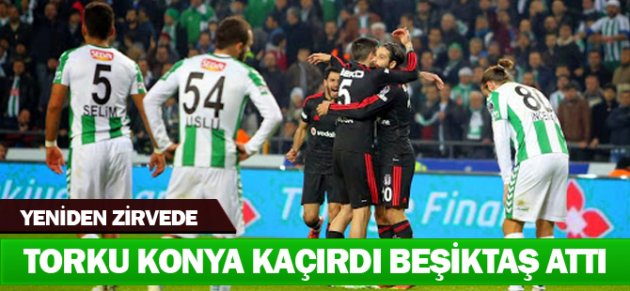 Torku Konyaspor - Beşiktaş maç sonucu (1-2)