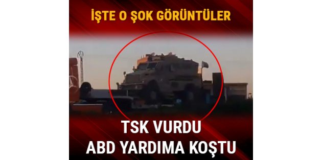 TSK vurdu, ABD, YPG'ye silah sevkiyatı yaptı