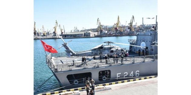 Türk Savaş Gemileri Odessa'da