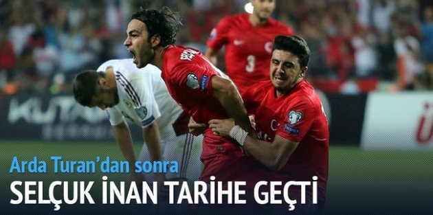 Türkiye'nin 700. golü Selçuk İnan'dan