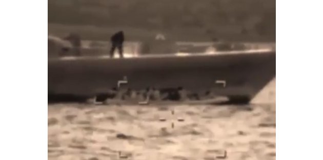 Yunan sahil güvenlik mülteci botunu böyle patlattı
