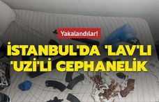 Gaziosmanpaşa'da operasyon düzenlenen evden çıkanlar şoke etti: Lav silahı, suikast silahı, Kalaşnikoflar, el bombaları...