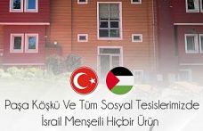 Gaziosmanpaşa Belediyesi’nden İsrail ürünlerine boykot kararı