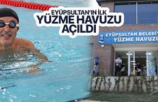 Eyüpsultan'ın İlk Yüzme Havuzu Açıldı!