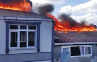Sultangazi'de ev sahibi evini ateşe verdikten...
