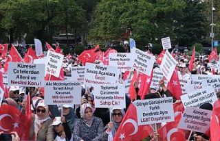İstanbul'da LGBT'ye karşı Büyük Aile...