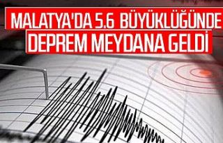 Malatya'da 5,6 büyüklüğünde depremden kötü...
