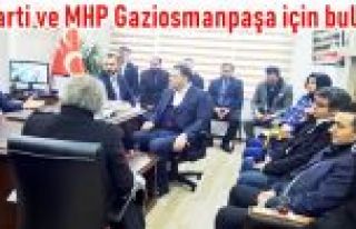 Ak Parti ve MHP Gaziosmanpaşa için bir araya geldi.