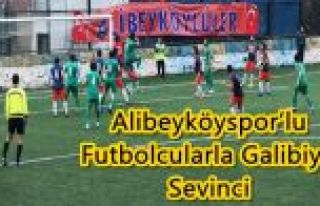 Alibeyköyspor’lu Futbolcularla Galibiyet Sevinci