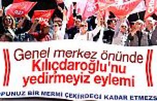 Ankara'da CHP'lilerden Kılıçdaroğlu'na destek...