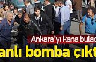 Ankara'daki patlamadan biri canlı bomba çıktı!