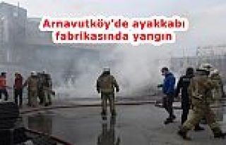 Arnavutköy'deki fabrikada çıkan yangında lüks...