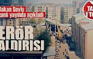 Bakan Soylu: Diyarbakır'daki patlama terör saldırı