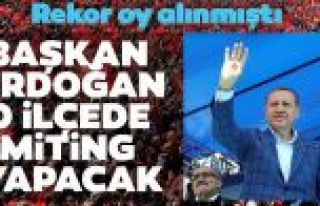 Başkan Erdoğan, AK Parti'nin rekor oyla kazandığı...