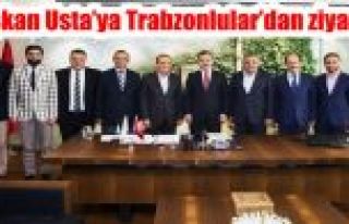 Başkan Usta’ya Trabzonlular’dan ziyaret