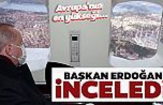 Cumhurbaşkanı Erdoğan, Çamlıca'daki kulelerin...