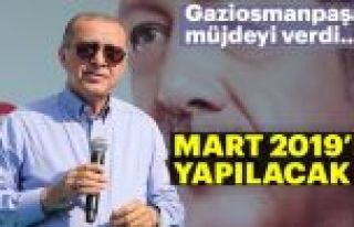 Cumhurbaşkanı Erdoğan Gaziosmanpaşa'da müjdeyi...