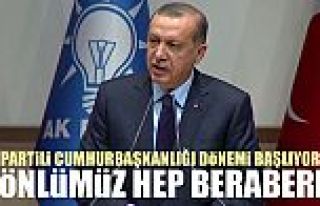 Cumhurbaşkanı Erdoğan: Gönlümüz hep beraberdi