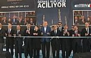 Cumhurbaşkanı Erdoğan, Nur Camisi'ni açtı