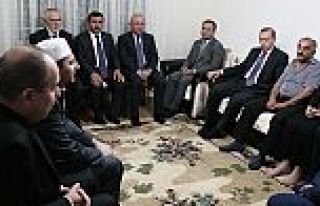 Cumhurbaşkanı Erdoğan'dan şehit ailesine ziyaret
