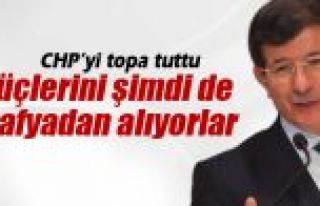 Davutoğlu: CHP gücünü mafyadan alıyor