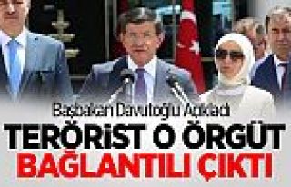 Davutoğlu: Terörist DAEŞ Bağlantılı