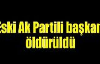 Diyarbakır'da Ak Parti eski Gençlik Kolları Başkanı...