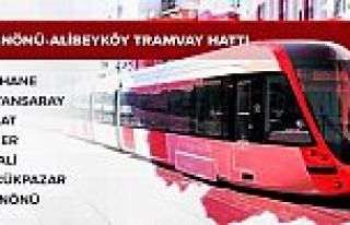 Eminönü-Alibeyköy Tramvay Hattı 1 Ocak'ta hizmete...