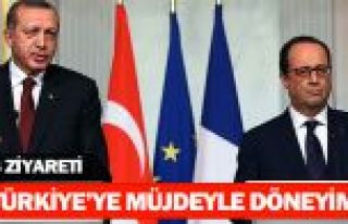 Erdoğan: Türkiye'ye müjdeyle döneyim