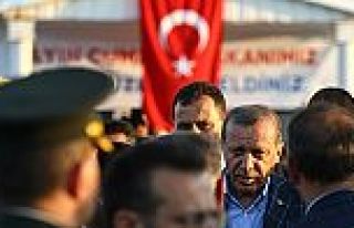 Erdoğan ve Yıldırım'dan Dürümlü'ye taziye ziyareti