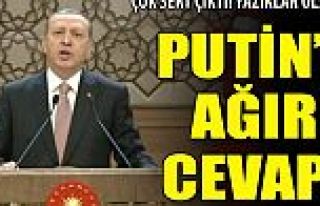 Erdoğan'dan Putin'e: Yazıklar olsun