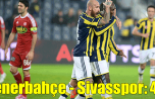 Fenerbahçe - Sivasspor maç sonucu (4-1)