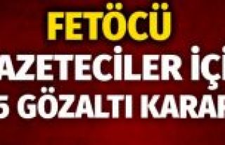 FETÖ'nün medya yapılanmasına 35 gözaltı kararı