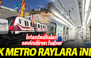 Gayrettepe-İstanbul Havalimanı Metrosu'nda ilk tren...
