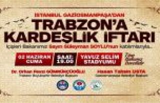 Gaziosmanpaşa Belediyesi'nden Trabzon'a Kardeşlik...