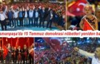 Gaziosmanpaşa'da 15 Temmuz demokrasi nöbetleri yeniden...