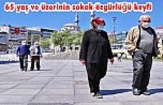 Gaziosmanpaşa'da 65 yaş ve üzerinin sokak özgürlüğü...