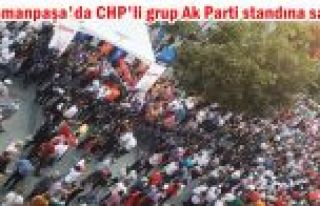 Gaziosmanpaşa'da CHP'li grup Ak Parti standına saldırdı