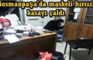 Gaziosmanpaşa'da maskeli hırsızlar kasayı çaldı