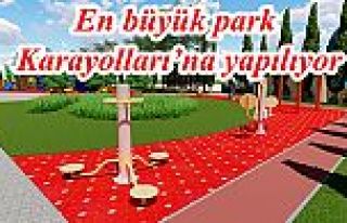 Gaziosmanpaşa’nın en büyük parklarından biri...