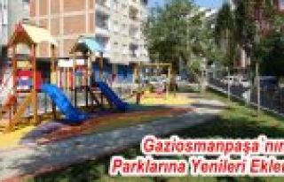 Gaziosmanpaşa'nın Parklarına Yenileri Ekleniyor