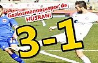 Gaziosmanpaşaspor'da HÜSRAN! 3-1
