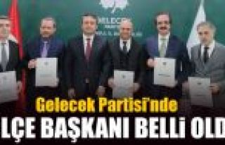 Gelecek Partisi'nin İstanbul'da 5 kurucu ilçe başkanı...