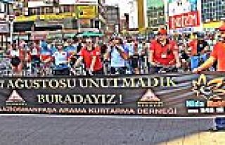 (GOPAK) Marmara Depremi'nin Yıldönümünde Bisikletle...
