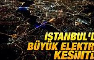 İstanbul Avrupa Yakası'nda elektrik kesintisi