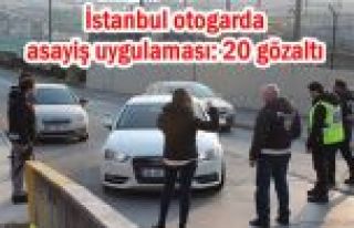 İstanbul otogarda asayiş uygulaması: 20 gözaltı