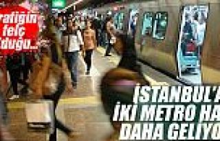 İstanbul'a İki Metro Hattı Daha Geliyor